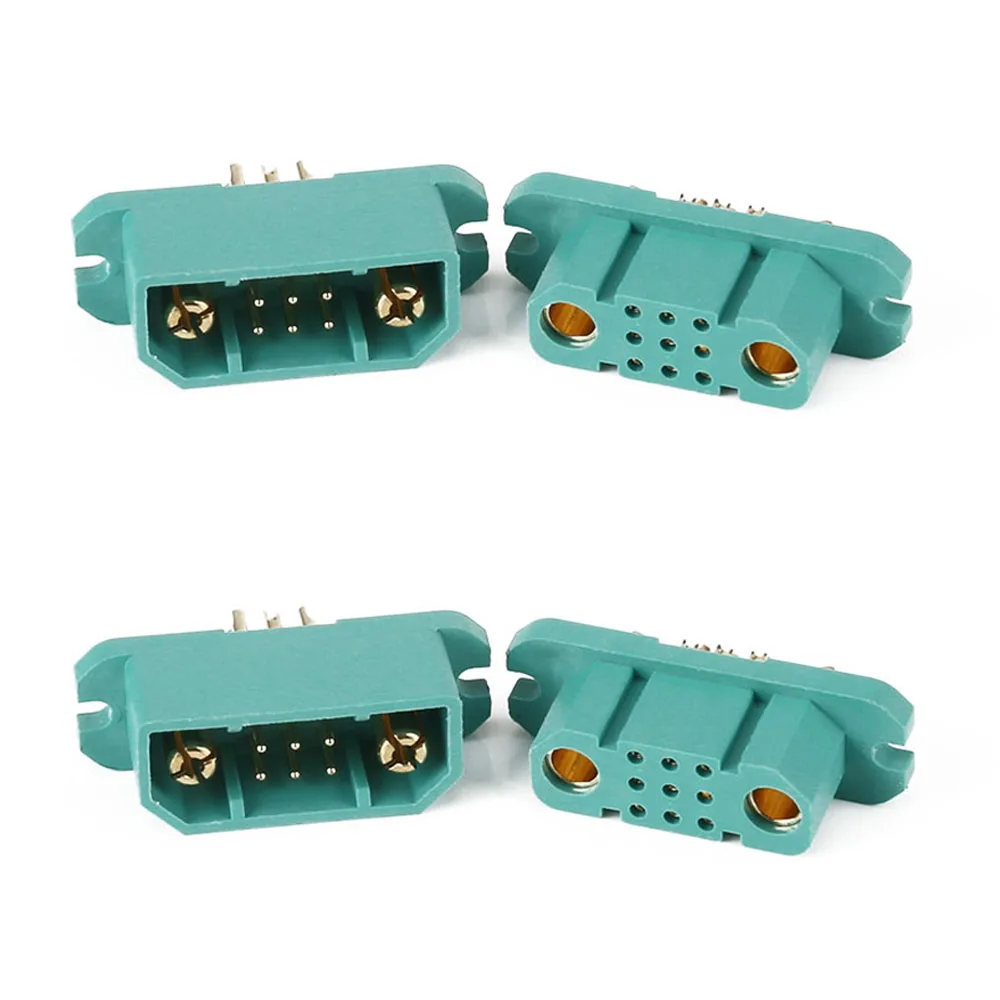 

2Pair VTOL Pro MPX2+9 Connector JX9 Multi Wire Servo Extension Male Female Plug for RC Airplane Turbine Jet Model DIY BMS Charge