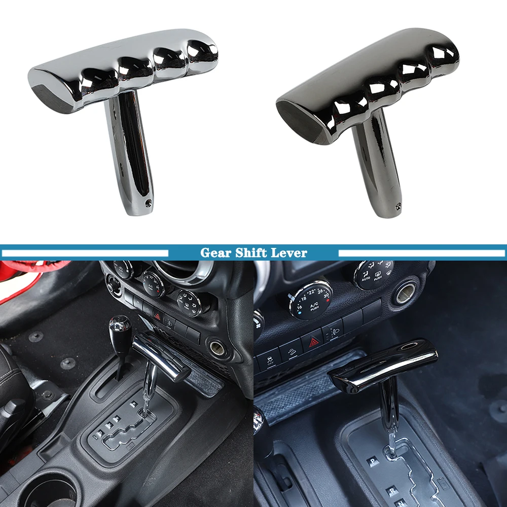 

Gear Shift Lever Handlebar Cover for Jeep Wrangler JK 2008-2014 Grand Cherokee 2011-2013 Compass 2007-2016 Interior Accessories