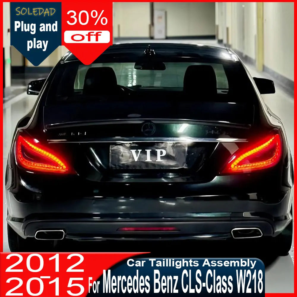 

Car Tail Light for BENZ W218 CLS LED Tail Light 2012-2017 CLS260 CLS320 Plug and Play with Dynamic Turning Signal Tail Lamps