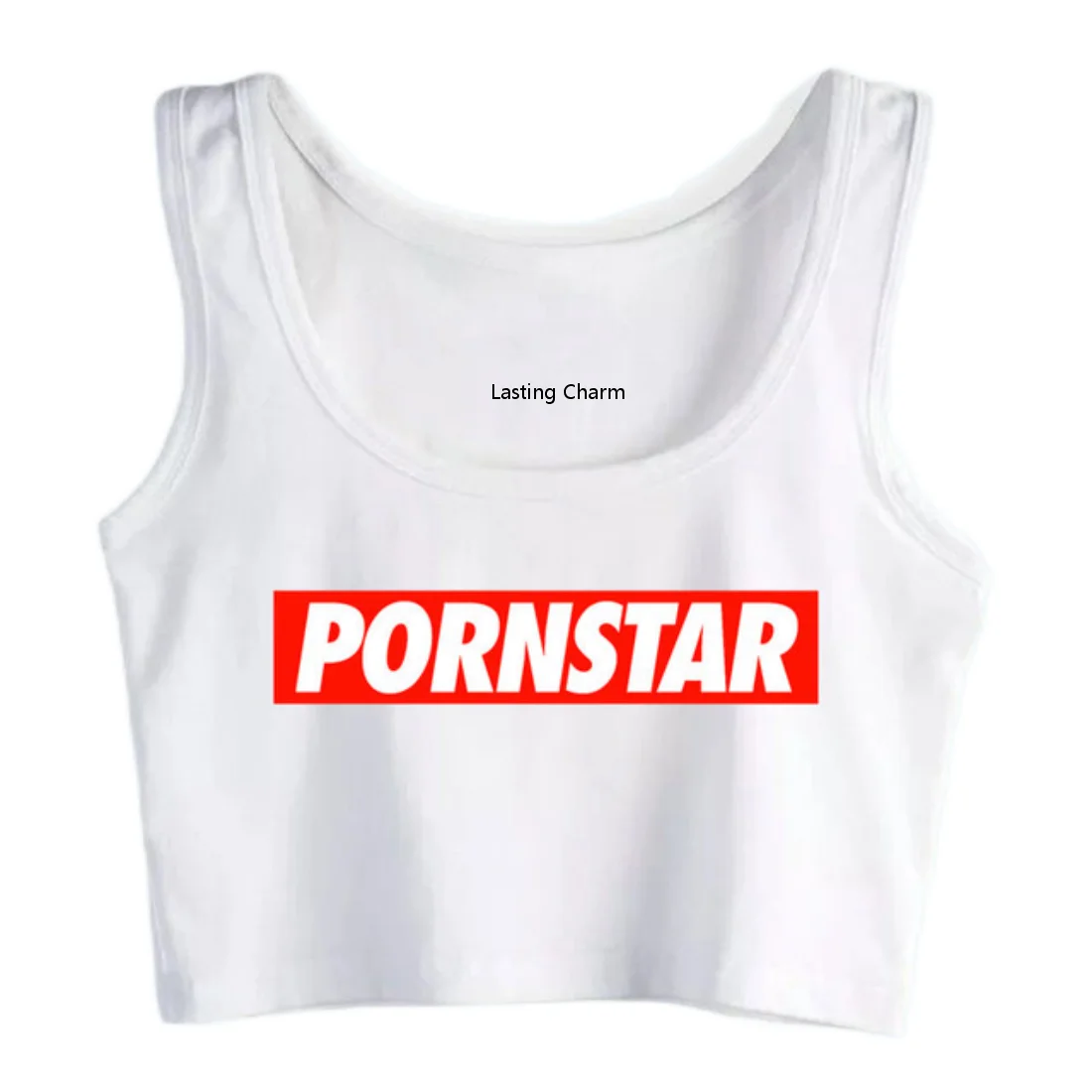 Lasting charm Crop Top femminile portatstar Humor exhibits Print Tops