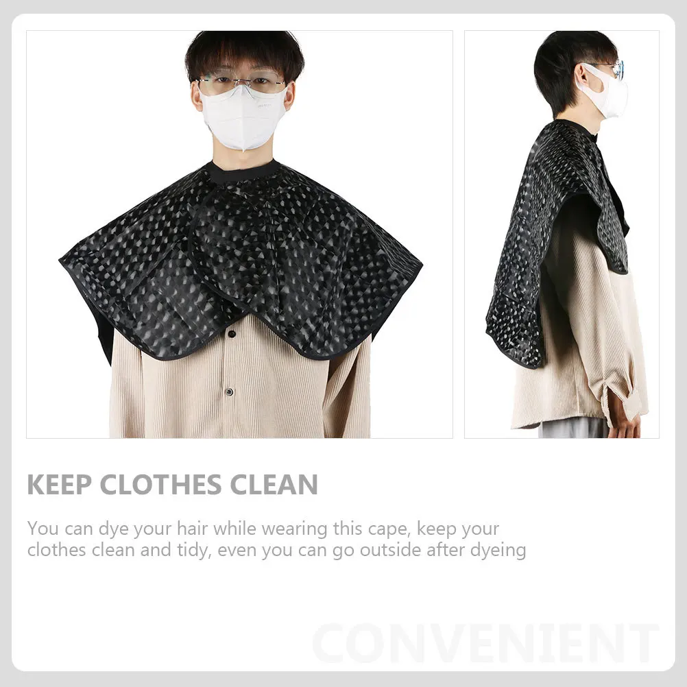 

2 шт., водостойкая накидка для краски для волос, шаль для стрижки волос, накидка для салона, парикмахерский фартук для раскрашивания, стрижка, химический шампунь