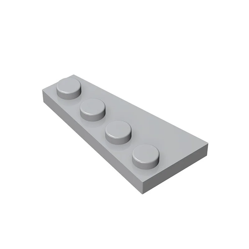 

50g/60PCS 41769 2x4 Wedge-Shaped Block Moc Color Loose Parts Compatible with Bricks DIY Children's Toy Assembly Gift
