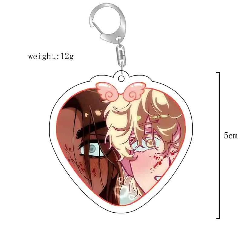 Anime Alien Dance Keychains for Women Accessories