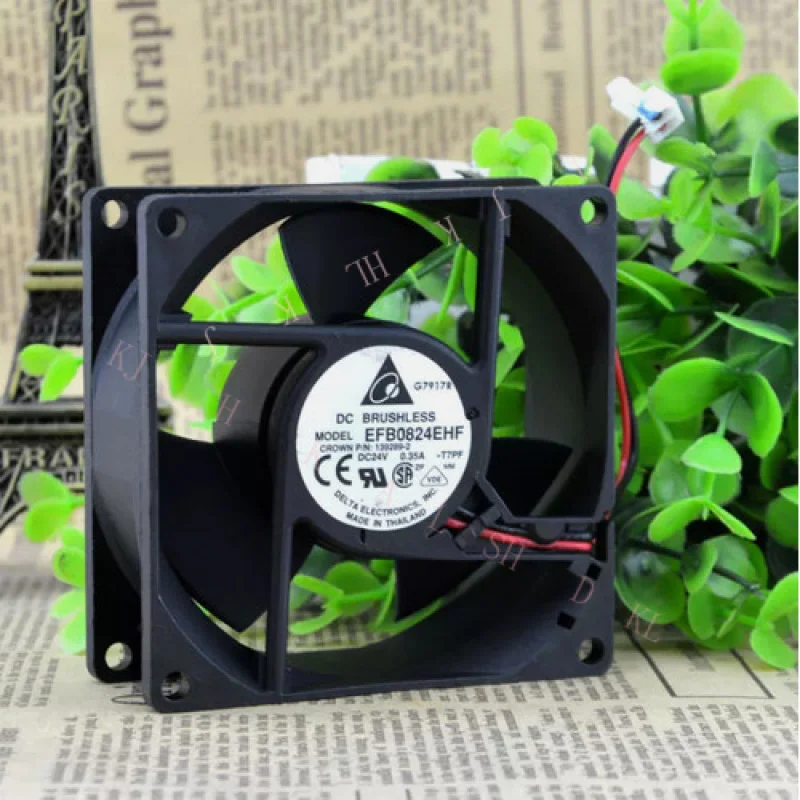 

N for DELTA BRUSHLESS EFB0824EHF 8032 24V 0.35A CROWN cooling fan