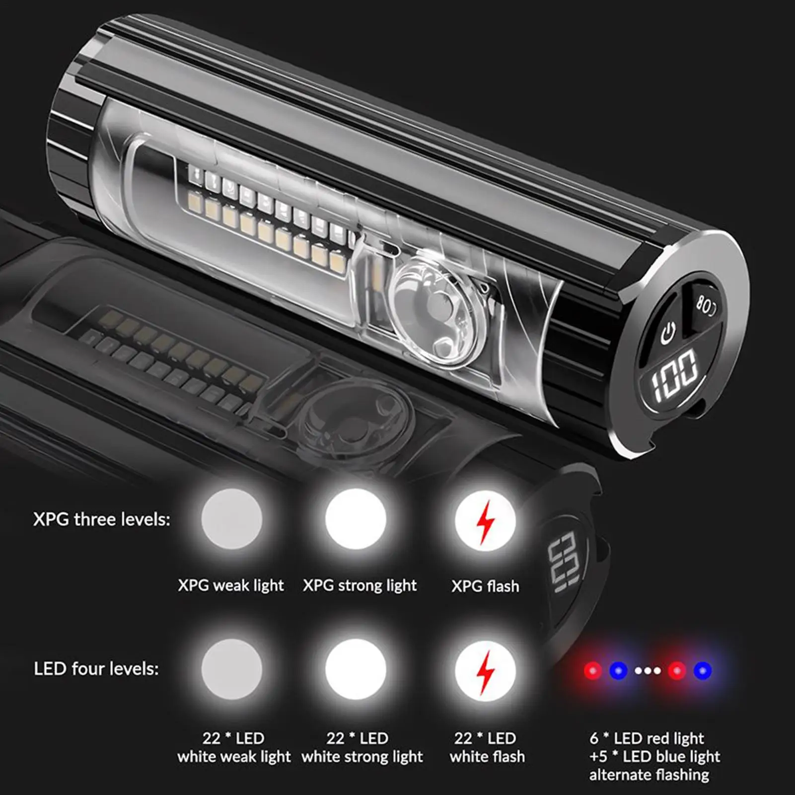 

Светодиодные велосипедные фонари Магнитный передний фонарь Светодиодные супер яркие велосипедные фонари для горного шоссейного велоспорта Ночная езда Рыбалка Бег Туризм