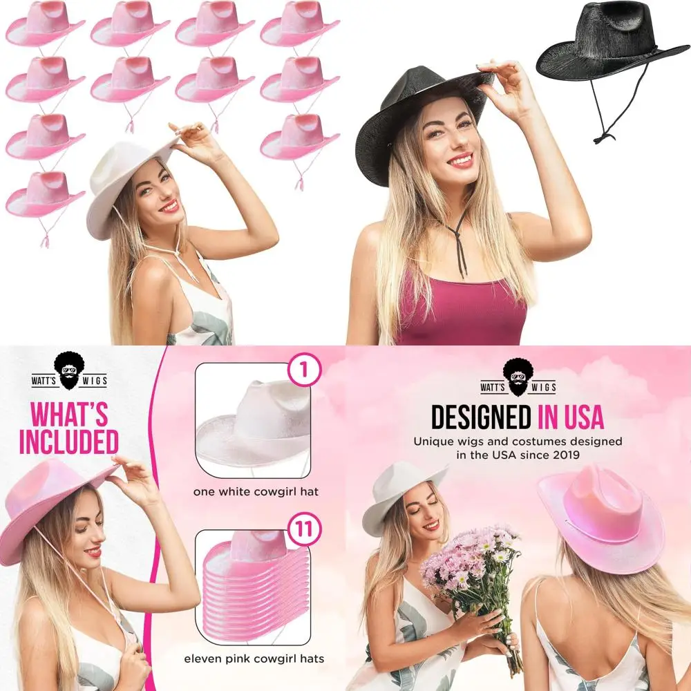 

Блестящие ковбойские шляпы для женщин — переливающаяся отделка, съемный шнурок, деревенская шляпа одного размера — аксессуары в стиле пастушки