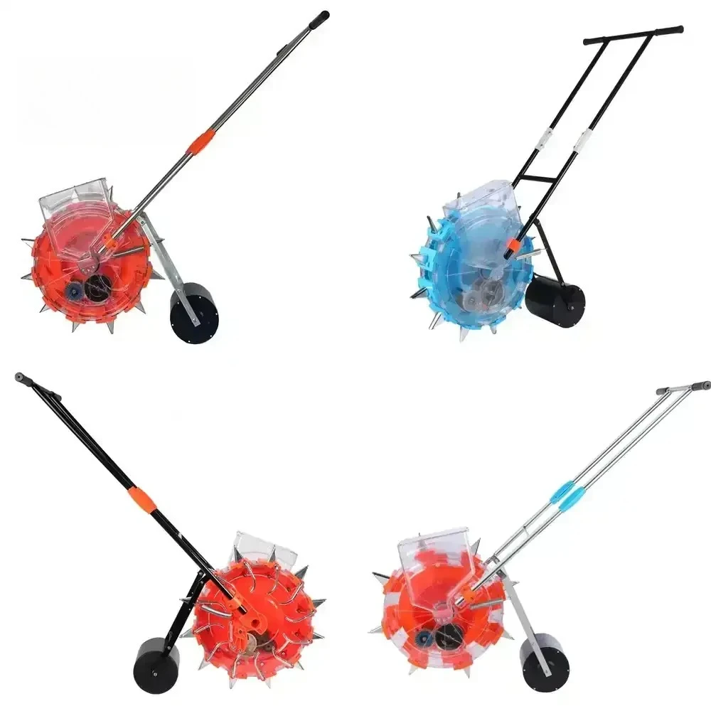 Multifunctional Hand-Pushed Seeder Roller for Corn Soybean Peanut Cotton Planter Reversible Function Seeders Transplanters