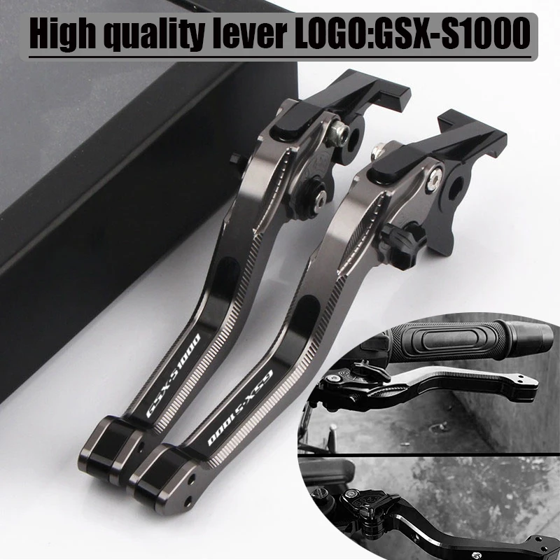 For SUZUKI GSXS GSX S GSX-S 1000/F/S/ABS 2015-2018 High Quality Motorcycle Accessories 3D CNC Adjustable Brake Clutch Lever