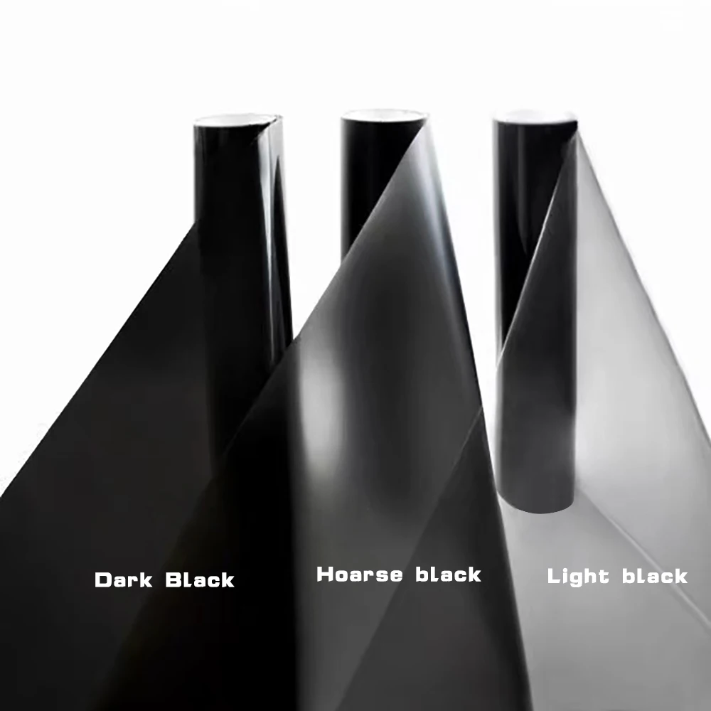 30*150cm Car Headlight Tint Fog Light Taillight Waterproof Sticker Auto Fog Light Taillight Smoke Black Tailing Lamp Stickers