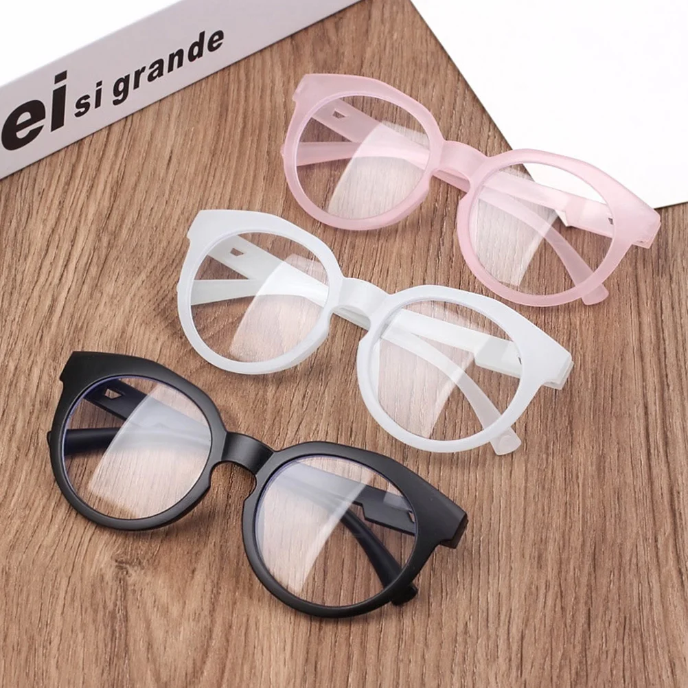 

Light Glasses Kids Eyewear Durable PC Resin Blocking Radiation Photo Props Computer Eye Protective For Children