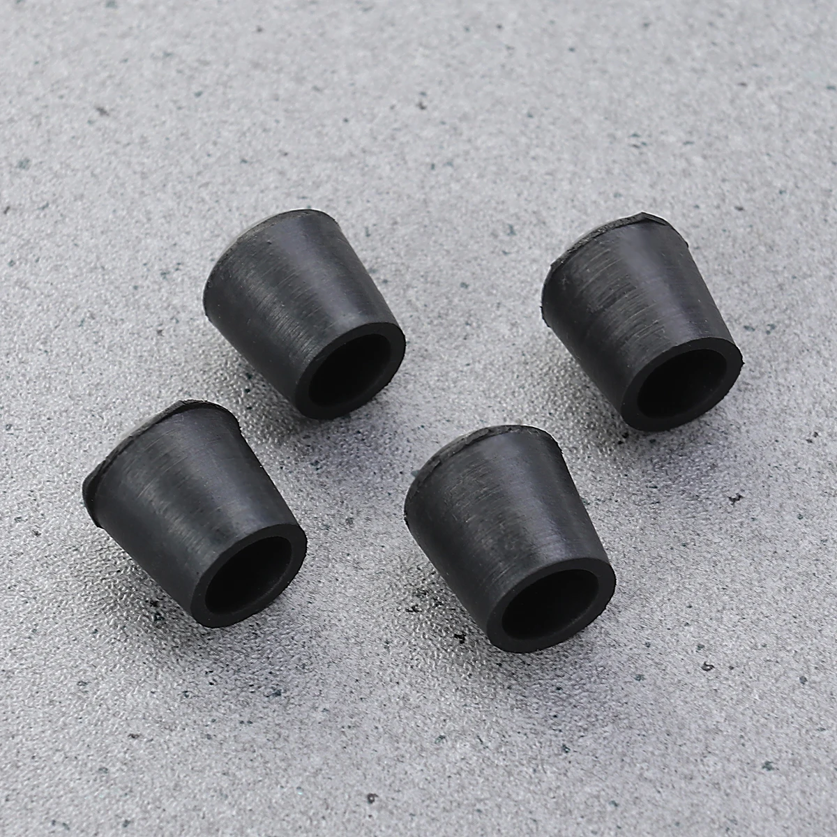 4pcs Chair Leg Caps Pvc Plastic Feet Protector Pads niture Table Covers Round Bottom Black 12Mm Rubber Tips For Chairs Stools