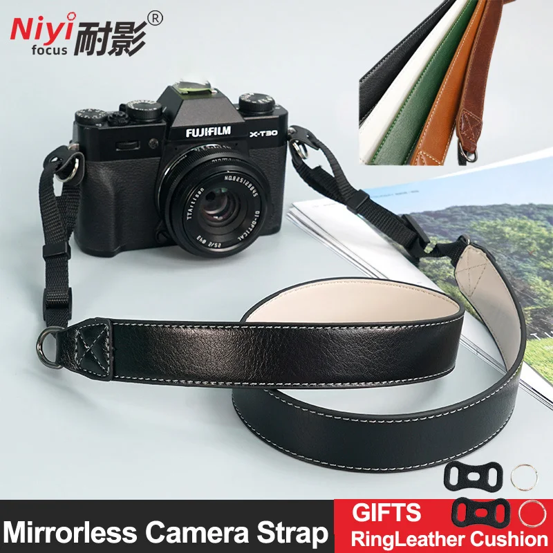 Camera Shoulder Strap Texture Leather Palm Print Style camera belt for Sony A7ii Nikon Fujifilm Leica Canon R50 Camera