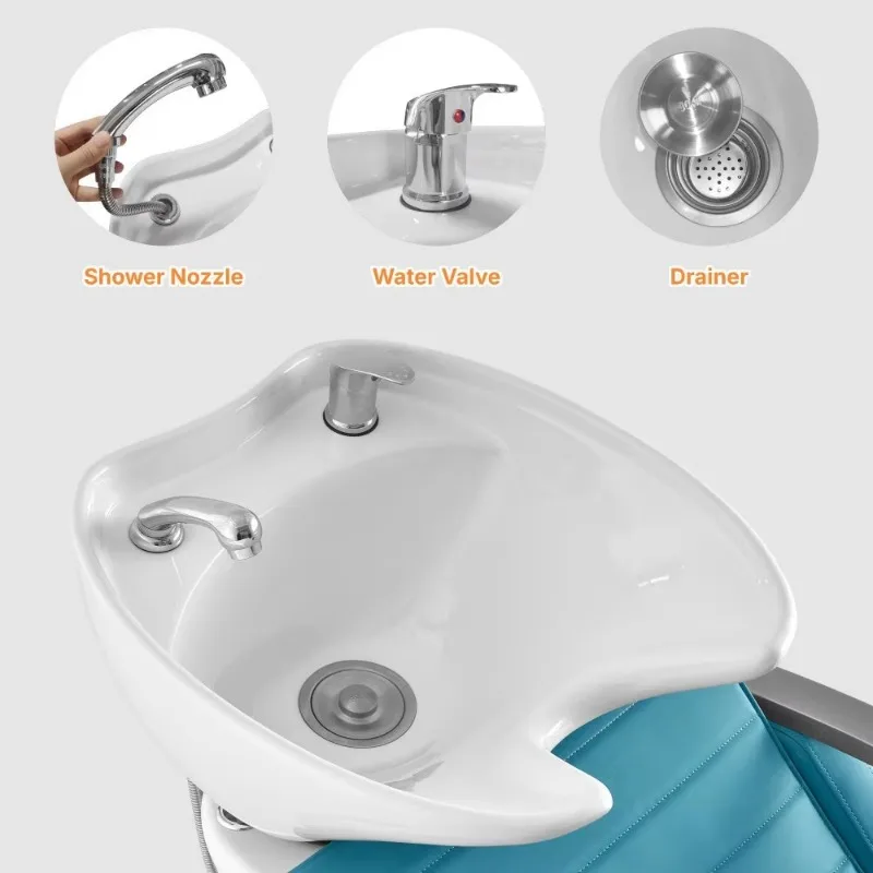 Hair Furniture Barbershop Equipment Luxury Hair Washing Sink Hair Washing Shampoo Chair