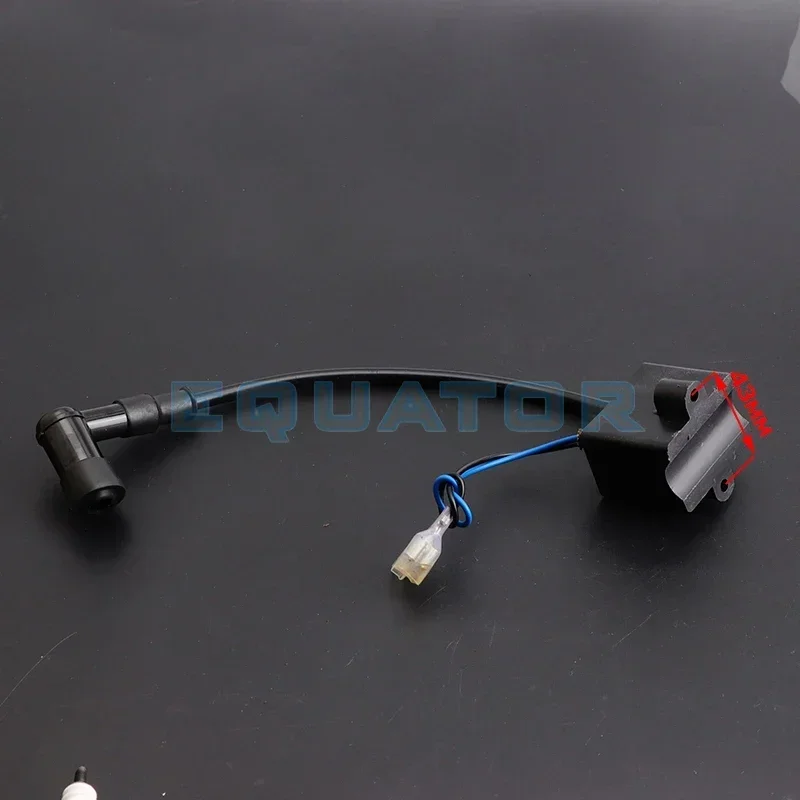 CDI Ignition Coil Easy To Install Magneto Coil System For Motorized 49cc 66cc 80cc Engine Bicycle Spark Plug