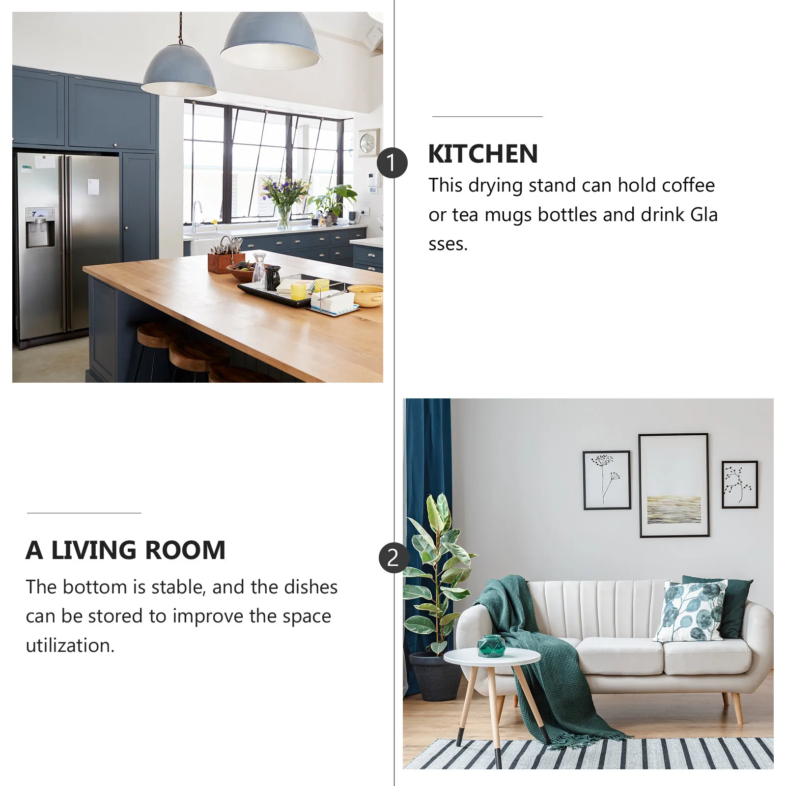 

Coffee Cup Rack Cup Display Stand for Home Kitchen Wine Glass Holder Tabletop Storage Organizer