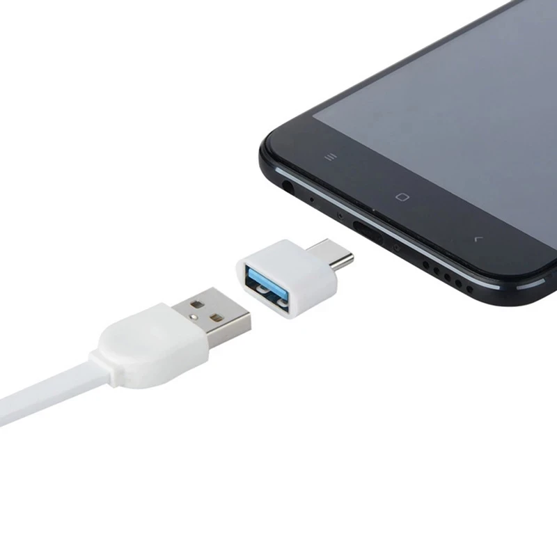 العالمي نوع-C إلى USB 2.0 OTG نوع USB C ذكر إلى USB 2.0 شاحن أنثي موصل للهواتف الذكية ماوس لوحة المفاتيح USB القرص فلاش #6