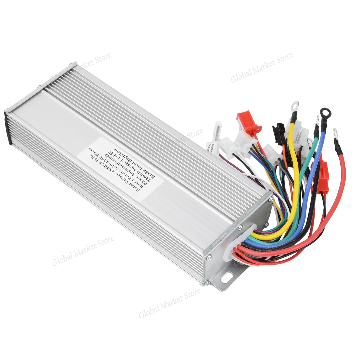 

1200-1500W universal intelligent dual-mode electric vehicle brushless controller with three speed Settings: 48V, 60V,64V and 72V