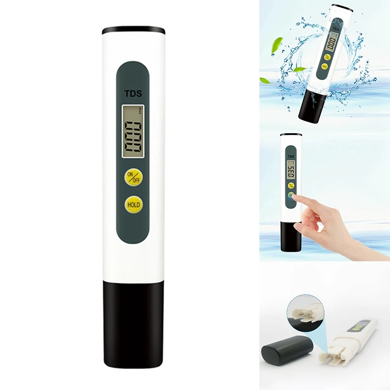 

Tds Meter Digital Water Tester-Water Testing Kits For Drinking Water For Home, Well, Tap Water Test (Without Battery) Durable