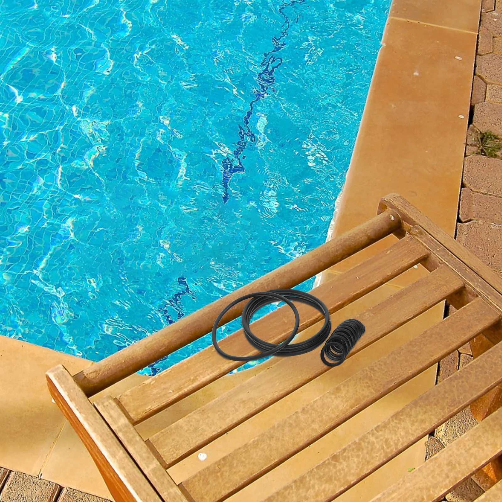 

15Pcs Valve O Rings for 3 Way Diverter Valves Leak Proof Durable Replacement Seal Pool Valve