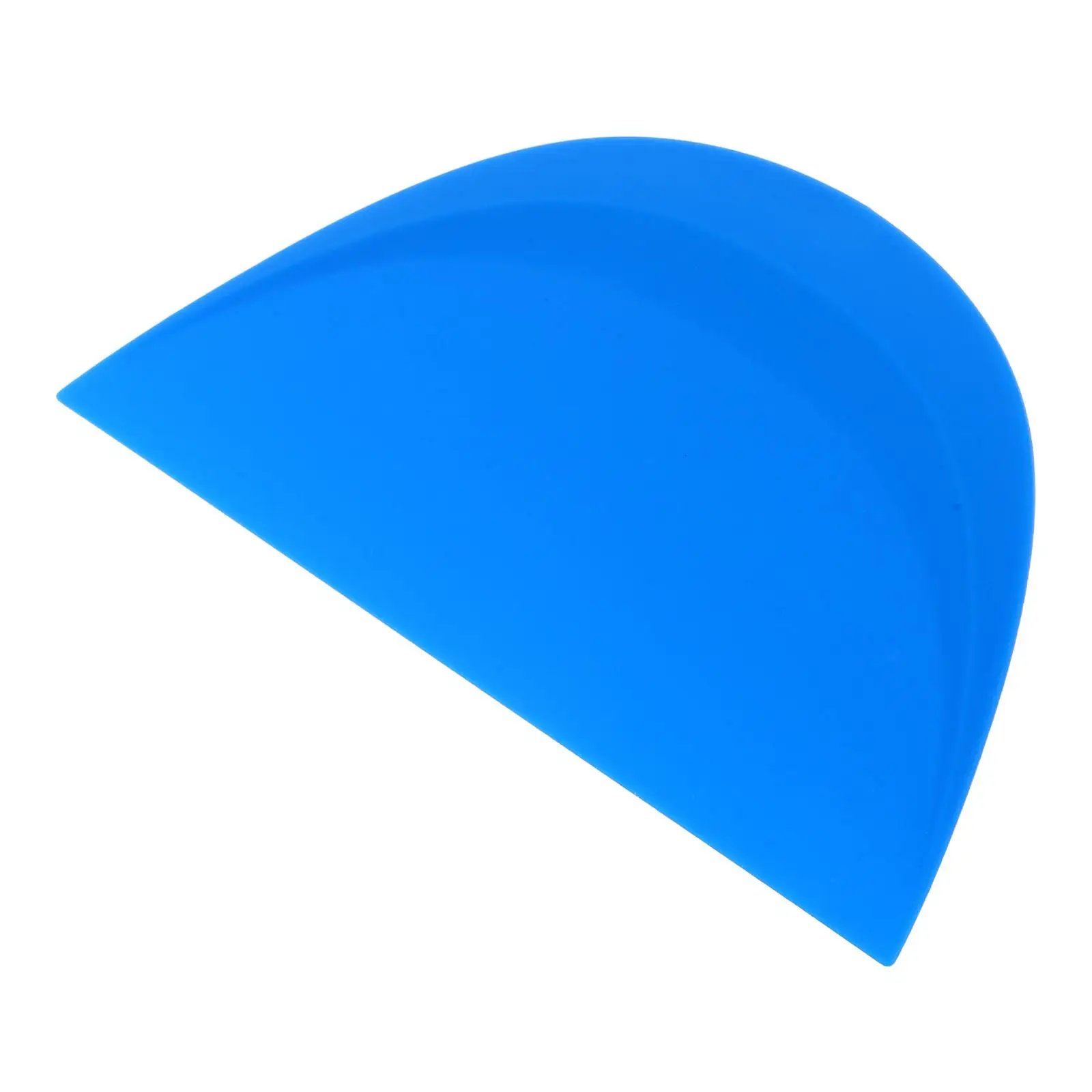 Plastic Car Scraper Semicircular Soft Edge Transparent Film Squeegee Vehicle Wrap Application Truck Detailing Tool Kit