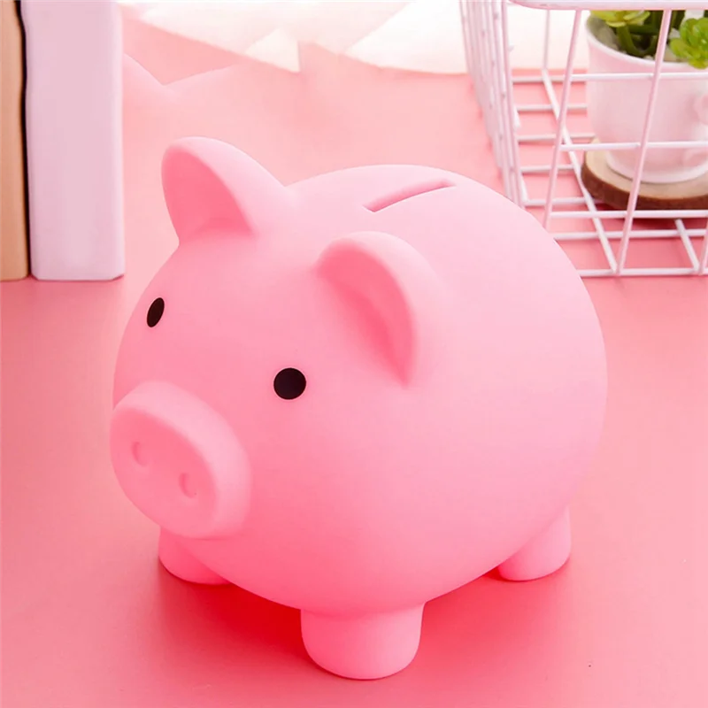 BAAG-Piggy Bank, banque d'argent incassable, banque de pièces pour garçons et filles, mes premiers cadeaux pour anniversaire, noël, réception-cadeau pour bébé-D Dur