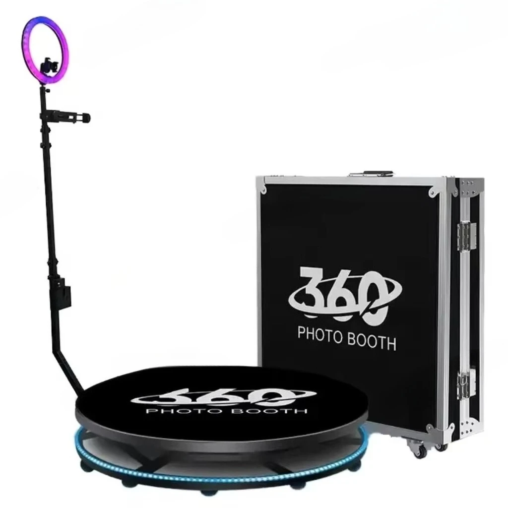 Customized Party Platform 360 Photography Booth 360 Video Booth Rotating Automatic 360 Rotating Platform