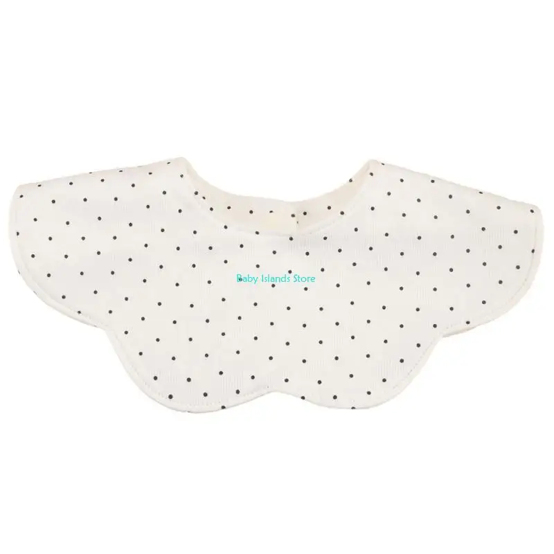 

K92D Petal Burp Cloths Double Layer Nursing Bibs Feeding Bibs for Infant Toddlers