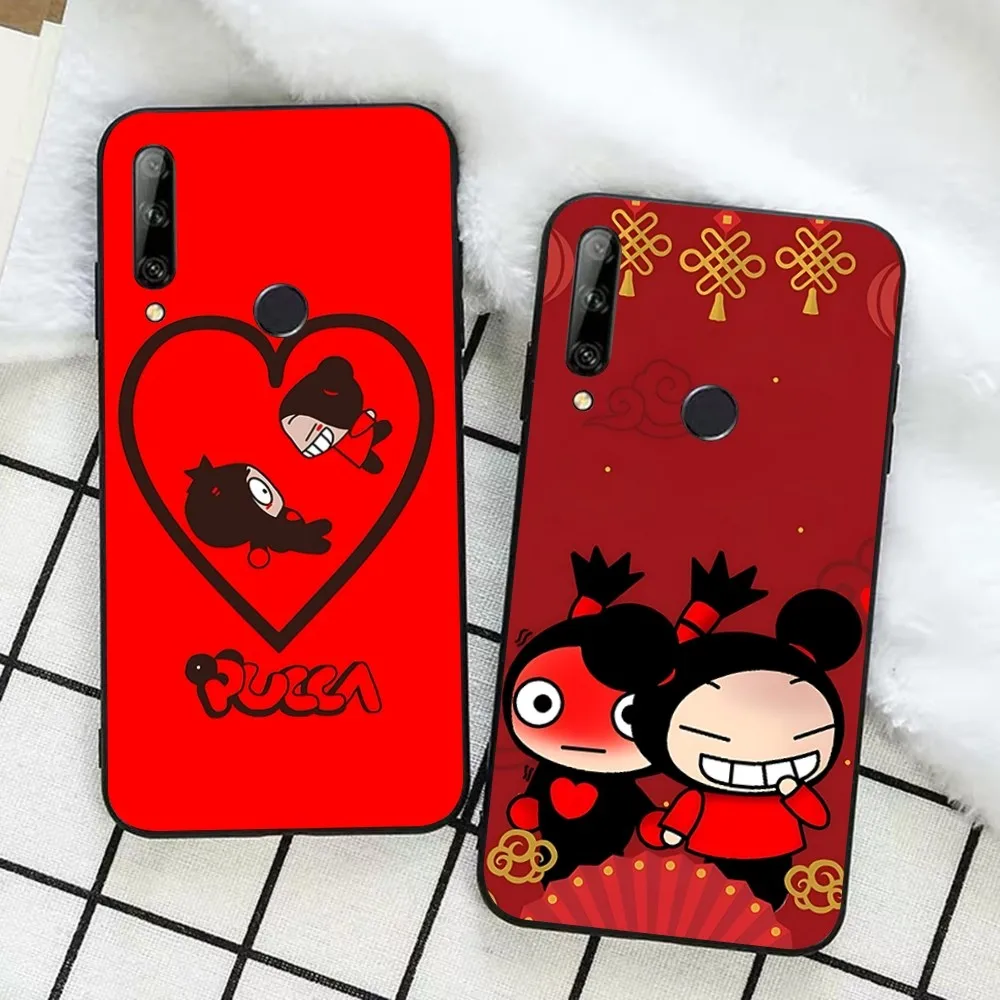 P-Pucca G-Garu Cute Phone Case For Huawei Honor 10 Lite 9 20 7A 9X 30 50 60 70 Pro Plus Soft Silicone Cover