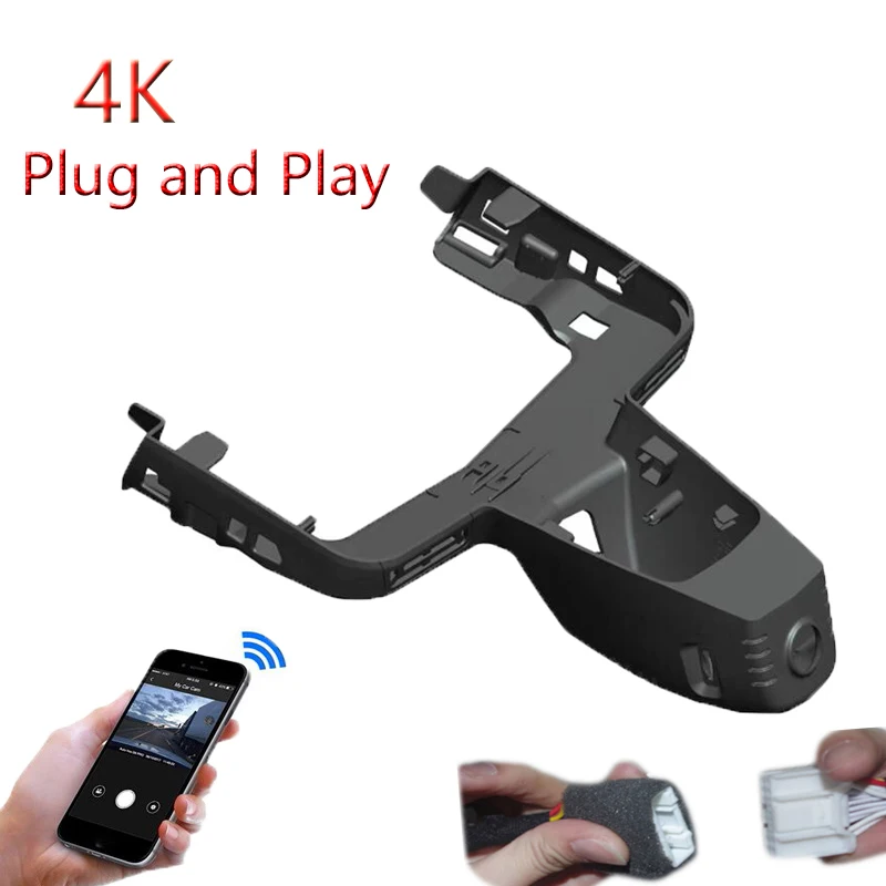 4K Plug And Play For BMW I7 7 Series 735 740 2023 X6 High Version Car Wifi DVR Video Recorder Dashcam Black Box Wide Angle