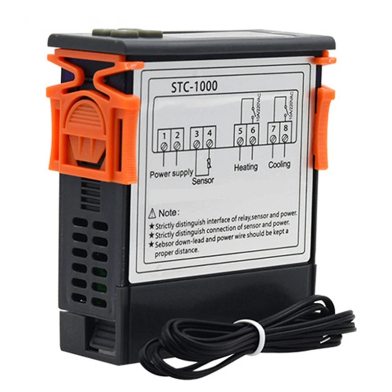 Thermoregulator For Incubator Temperature Controller Thermoregulator Relay Heating Cooling DC24V