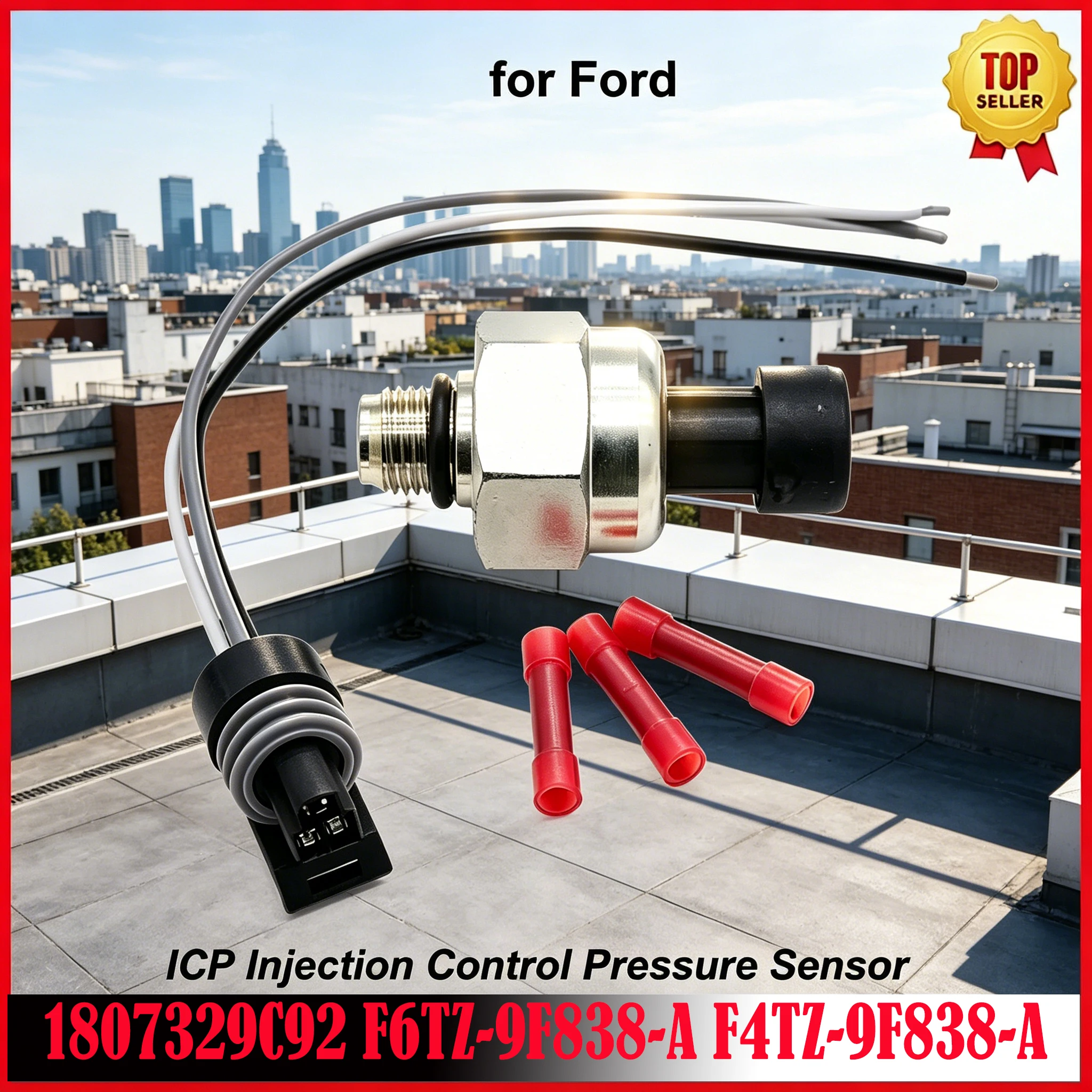 Sensor de Presión de Control de Inyección ICP ICP102 1807329C92 F6TZ-9F838-A F4TZ-9F838-A para Ford 7.3 Powerstroke F6TZ9F838A F4TZ9F838A