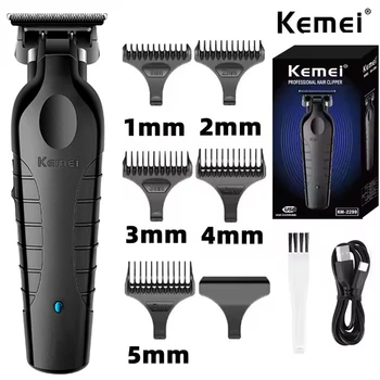 מכונת תספורת מקצועית Kemei נטענת