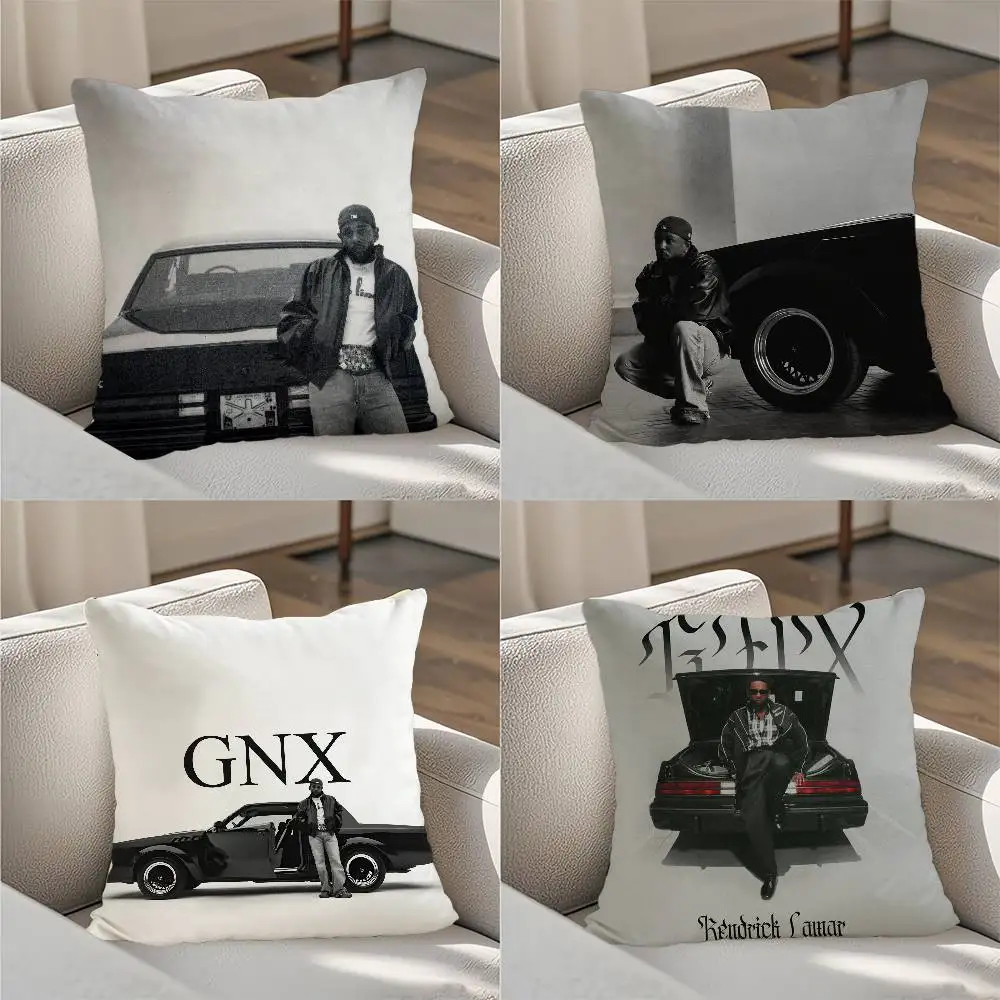 

K-Kendrick Lamar GNX Pillow Case Luxury Double-sided For Car Pillows 45x45 Cushions Cover Home and Decoration Sofa Pillow case
