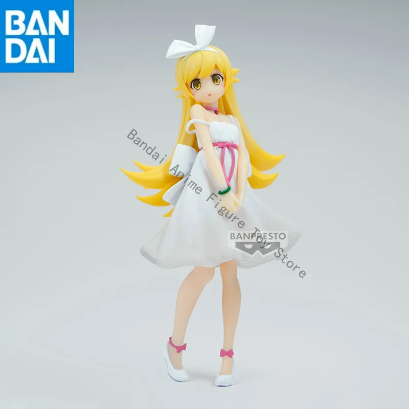 in stock Original Genuine BANDAI NAMCO BANPRESTO Monogatari Series ESPRESTO Oshino Shinobu PVC 20cm Figure model doll toy gift