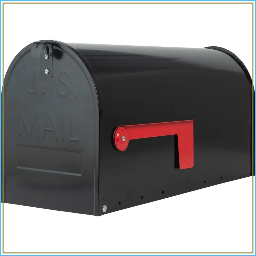 

Large Capacity Metal Mailbox for Outside, Galvanized Steel, Rust-Resistant, 22x10.7x8.9 Inches