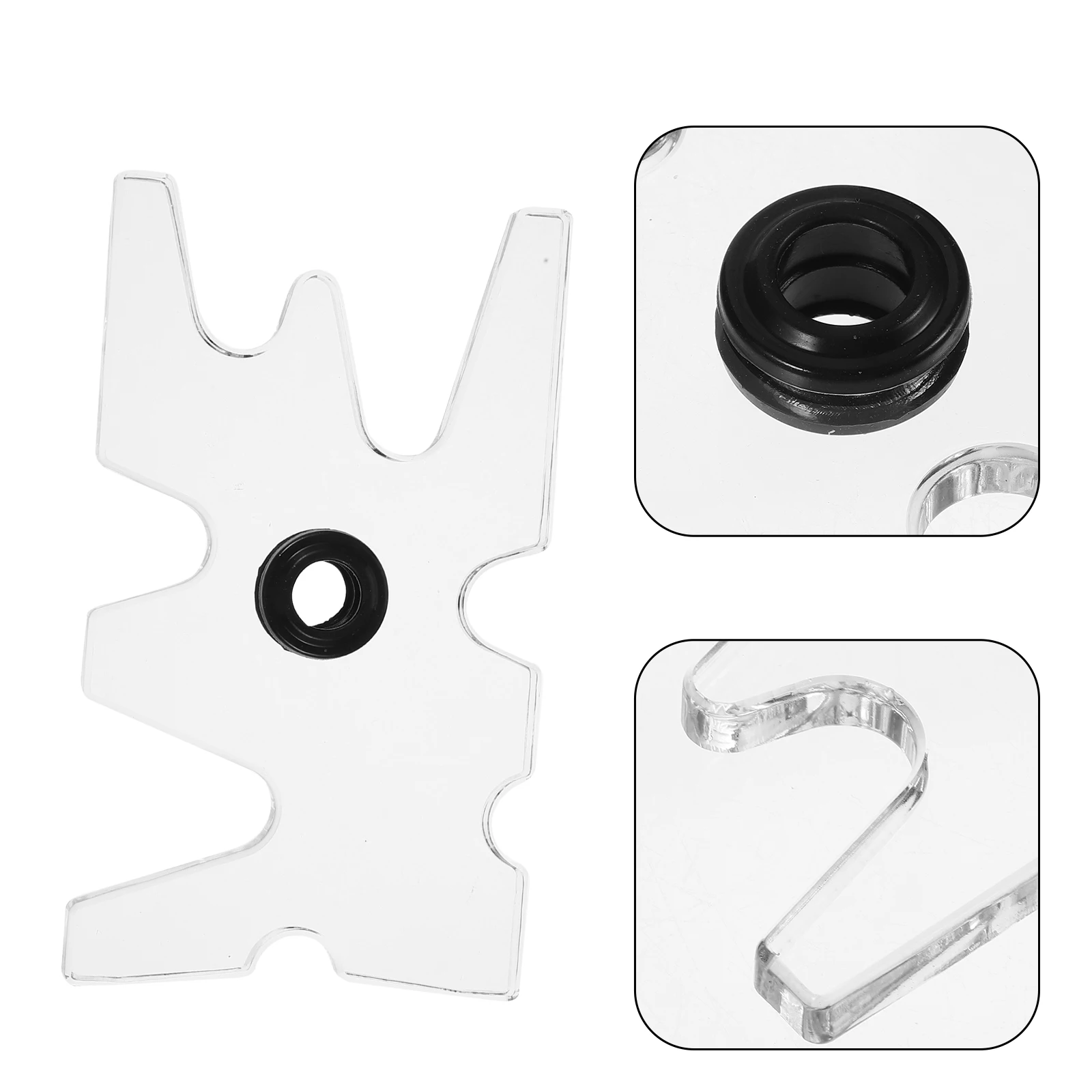 Cabezal de puente para tacos de billar acrílico, estante para palos de billar, altura ajustable, diseño antideslizante para palos de billar y mesa americana