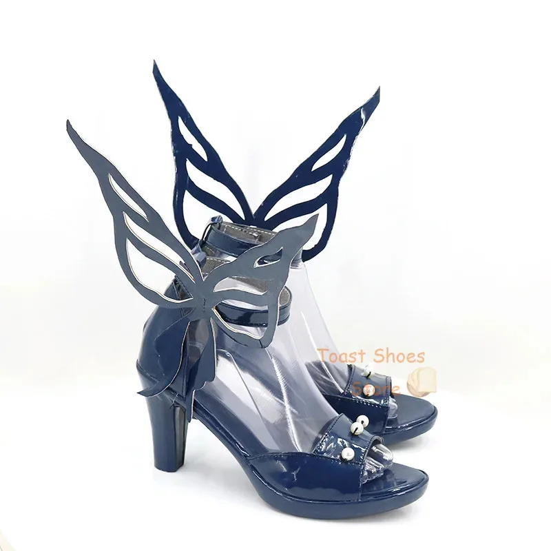 

qq98Game Comic аниме игра для Con Хэллоуина косплей костюм реквизит Genshinimpact Ningguang обувь