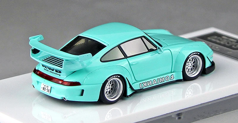 1:64,993 RWB Wide-body Womianki resin simulation car models, adult ornaments, boys toys, children's holiday birthday gifts