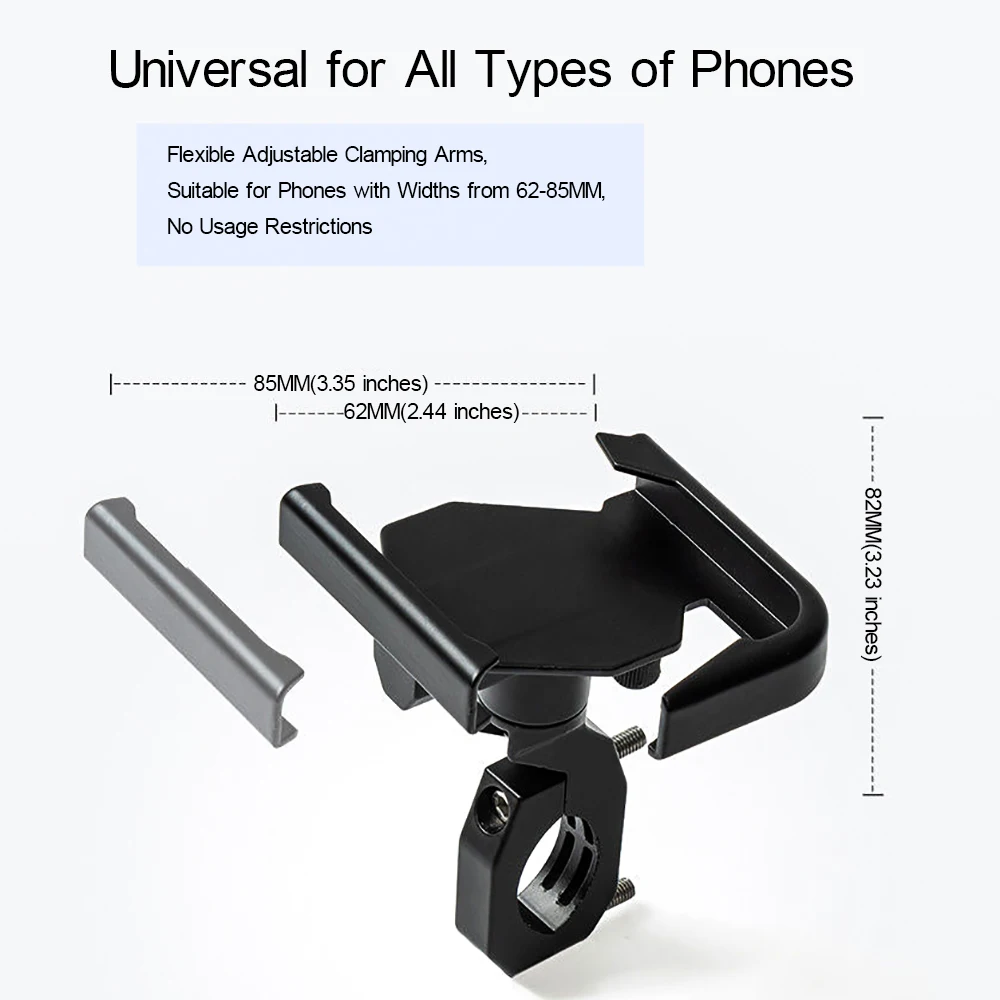 Mobile Phone Holder and Navigation Holder Can Rotate 360° Suitable For Motorcycles Electric Vehicles Bicycles