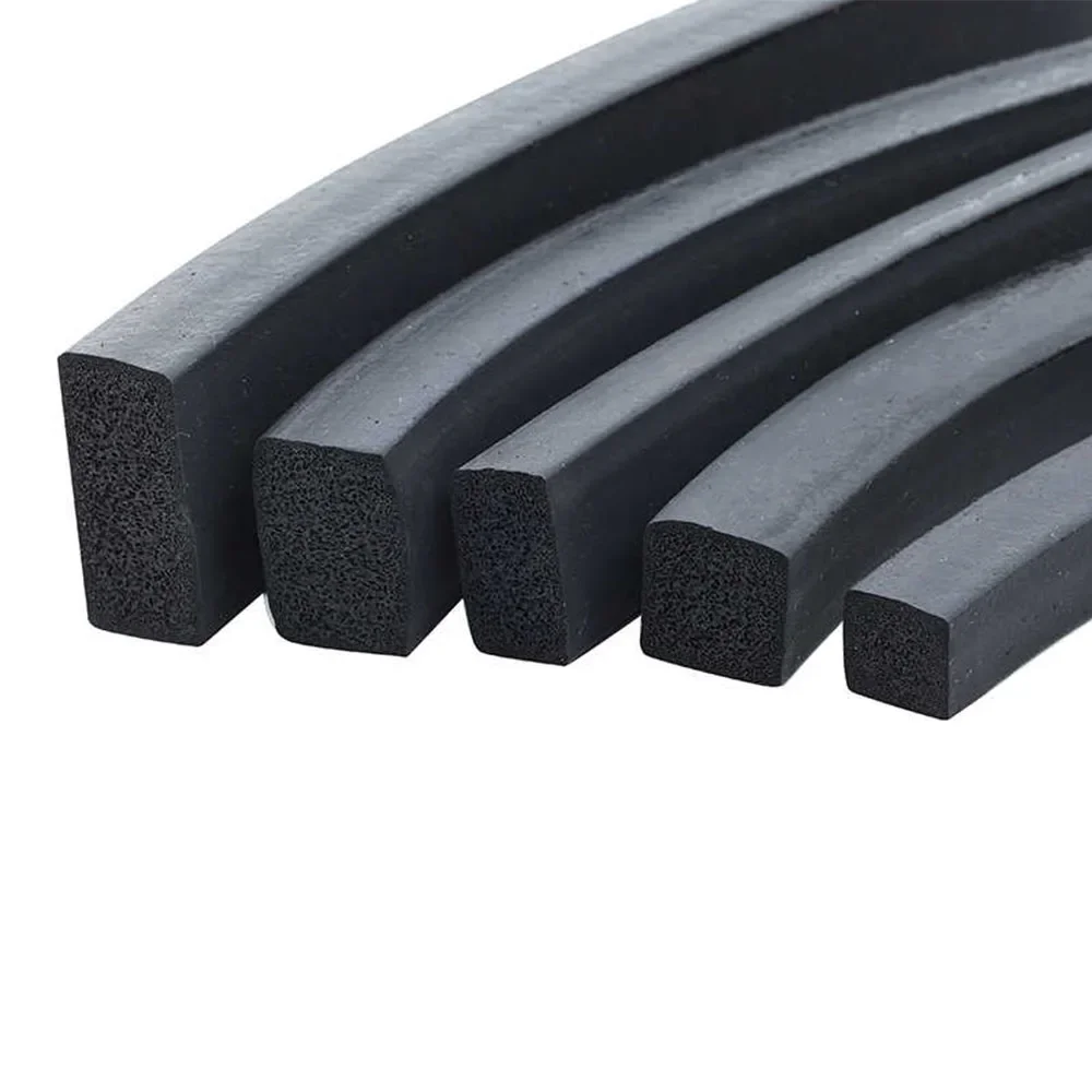 1-5M Cabinet Distribution Box EPDM Foam Rubber Strip 2mm-40mm Thick Buffer Dust-Proof Acid And Alkali Resistant Rubber Strip
