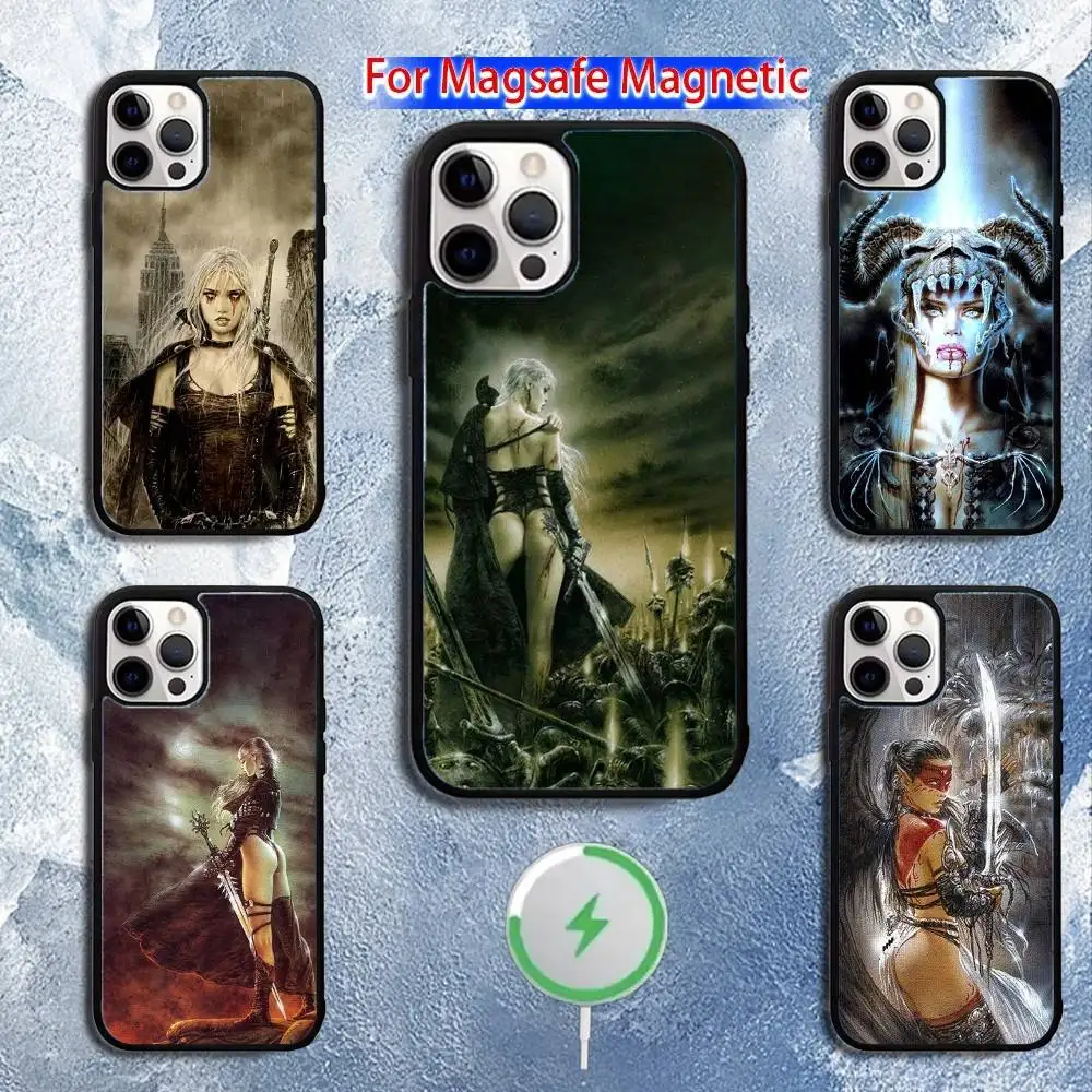 

Luis Royo Art Phone Case For iPhone 16,15,14,13,12,11,Pro,Max,Plus,Mini,Magsafe,Magnetic Wireless Charging Case