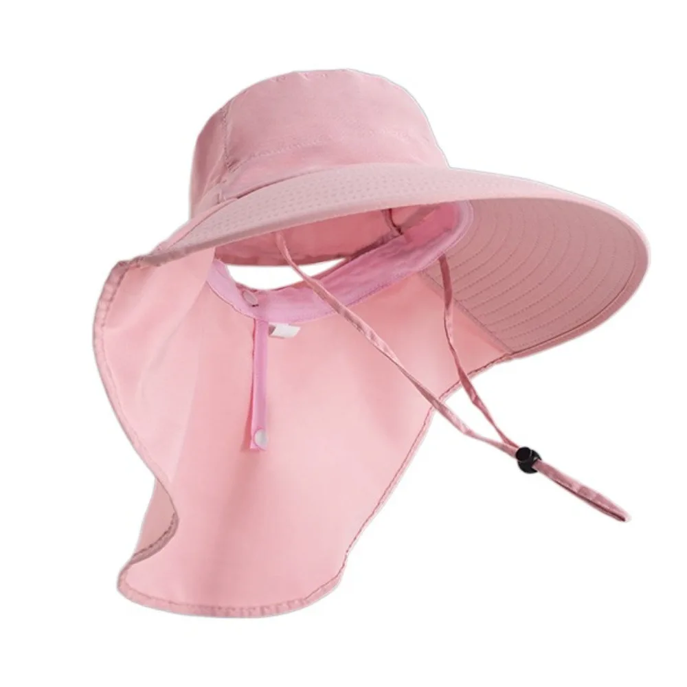 

Fashion Anti-UV Wide Brim Sun Hat 50+ UPF Korean Style Sun Protection Hat Foldable Travel Women Bucket Hats Outdoor Sport