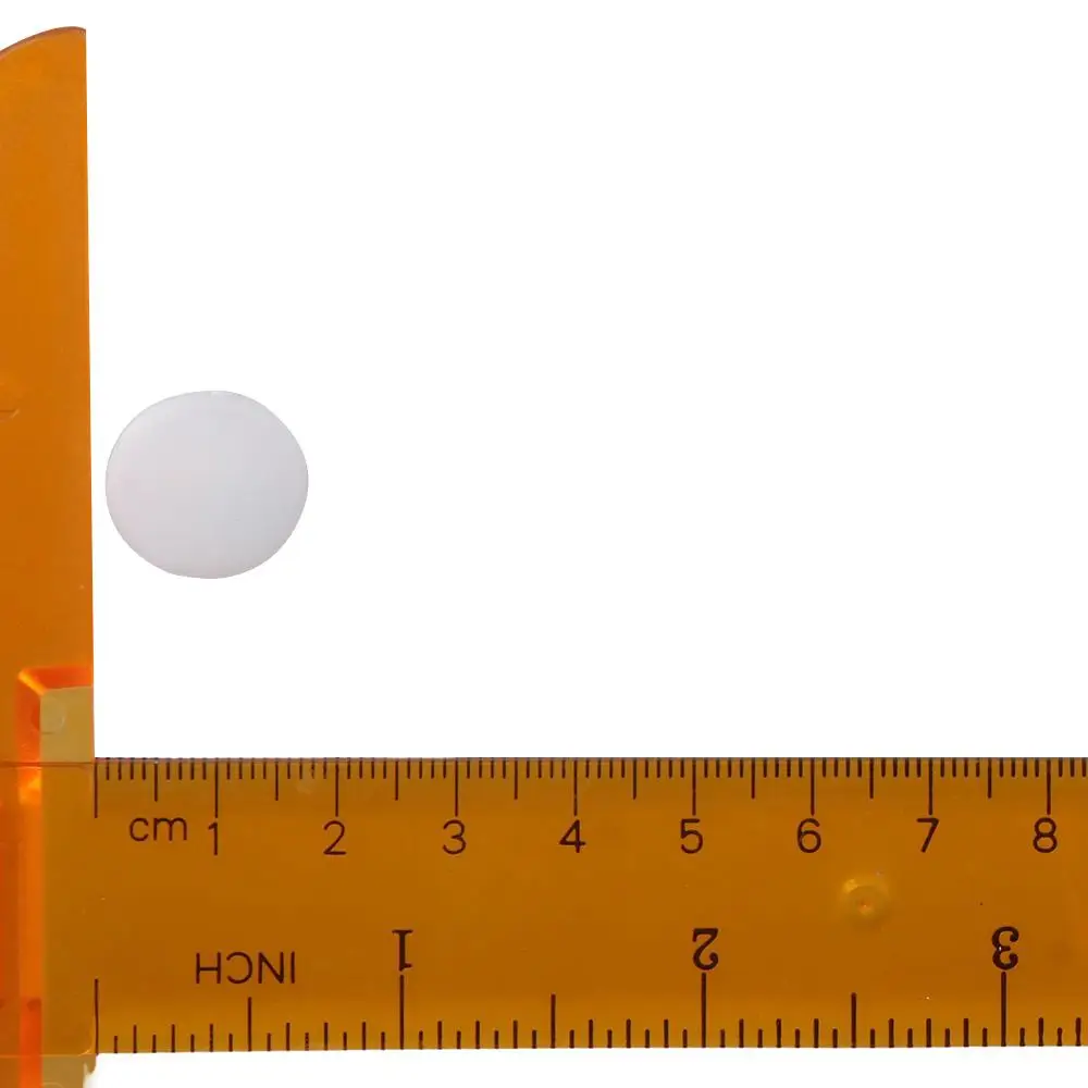 100 szt. 17mm plastikowe nakrętki śruby osłony białe zewnętrzne nakrętki ochronne mimośrodowe koło dekoracyjne pokrywa śruby łeb