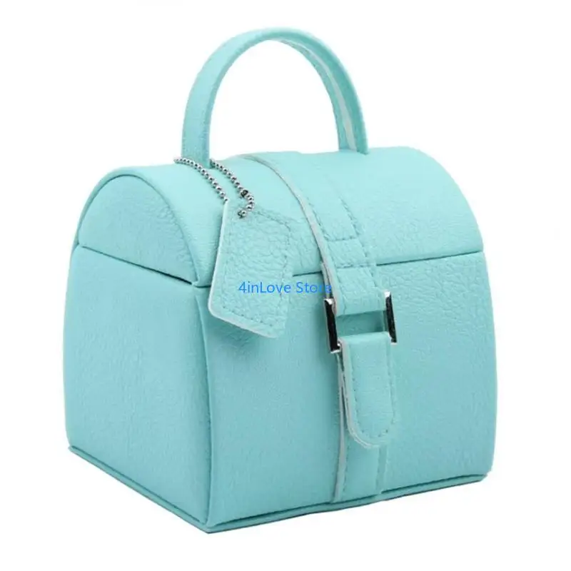 

T4MD Многофункциональный ювелирный хранитель, большой чехол-органайзер для ожерелья, серег, колец