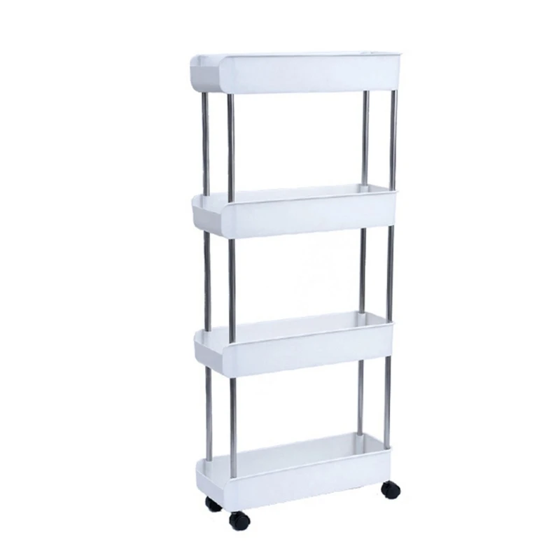 Rolling Kitchen Trolley with Multiple Layer and Cup Holder for Home Organization