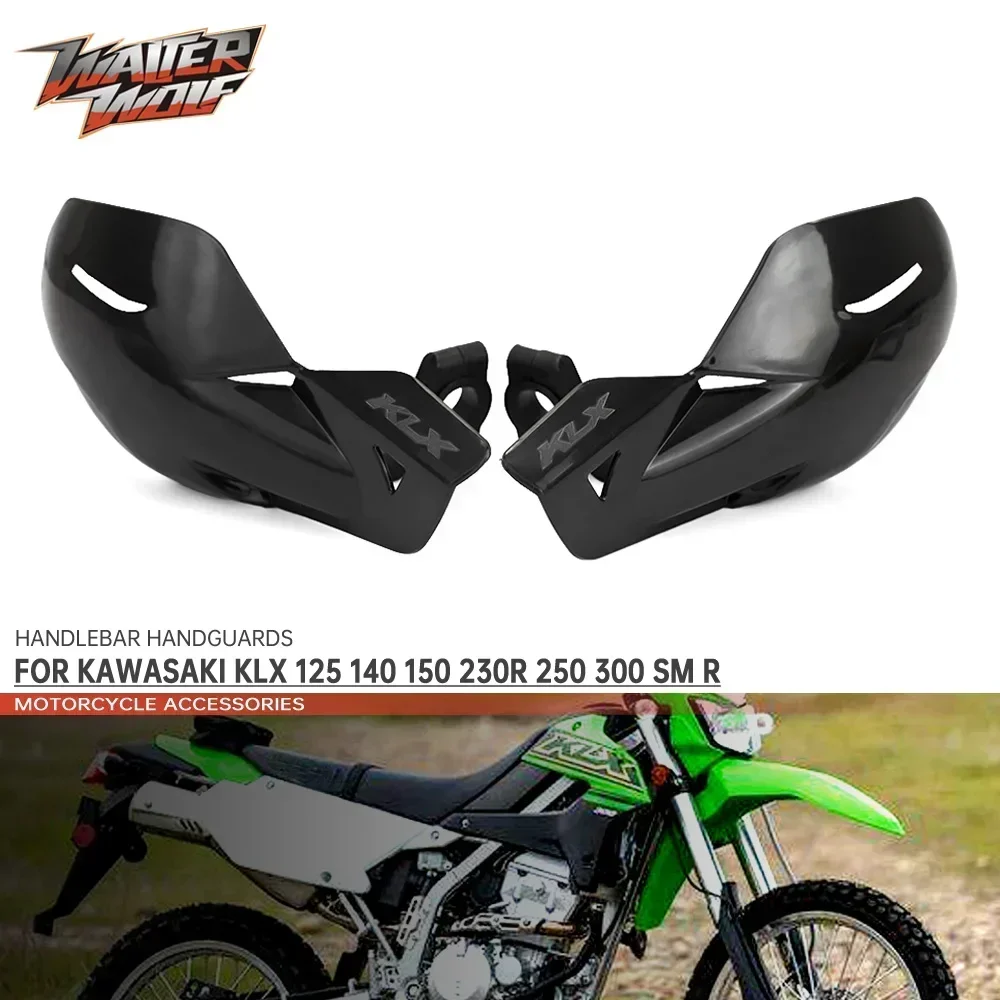 Dirt Bike Motocross Green KLX Handguards For Kawasaki KLX110 KLX125 KLX140 KLX250 KLX300 D-tracker KLX 110 125 140 250 300