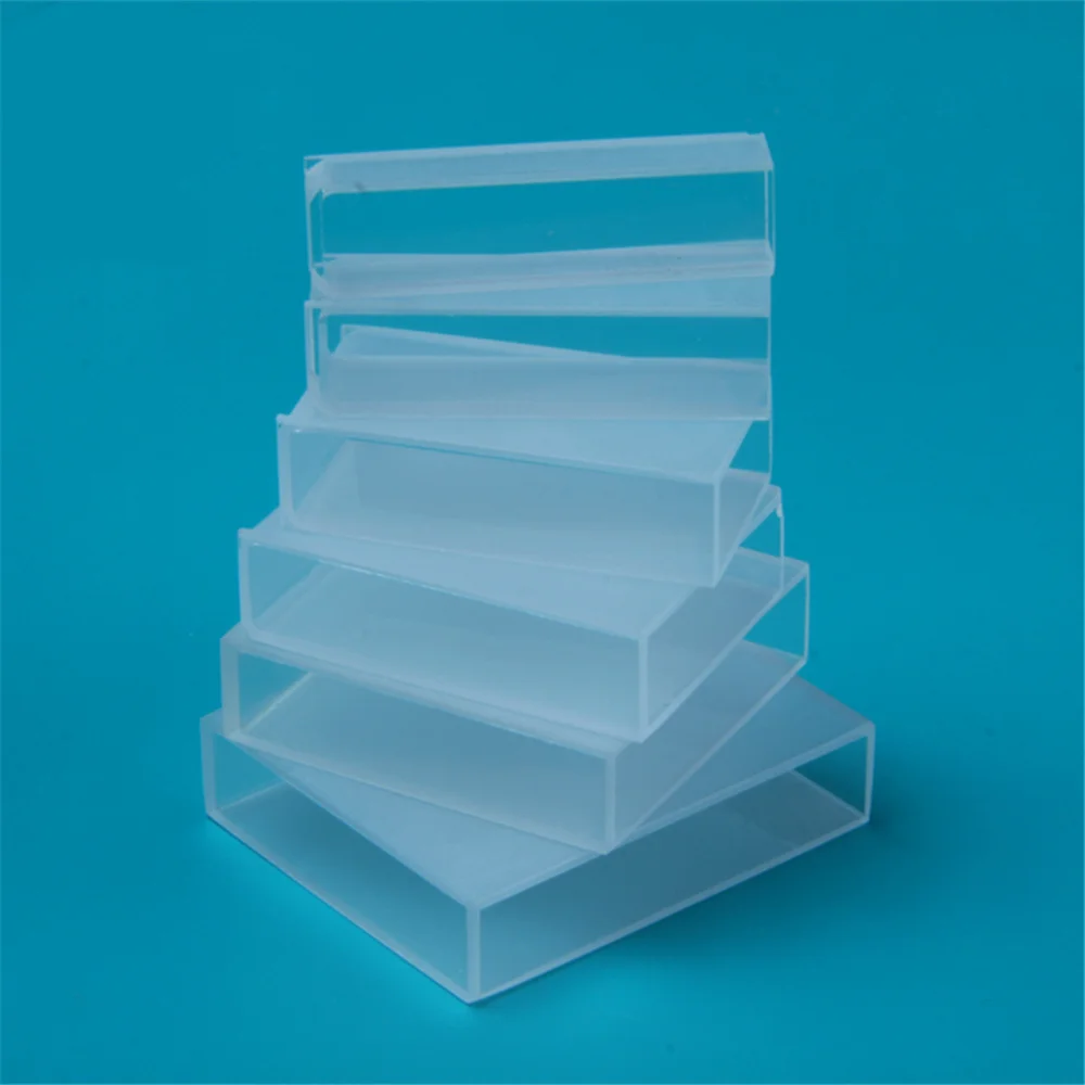 1Pc High-quality glass cuvette 751  721 series optical glass 10mm cell cuvette