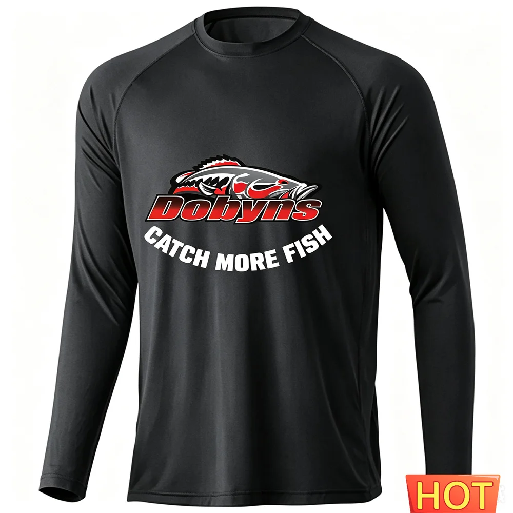 Fishing UPF 50 Sun Shirt tops Summer Men's Outdoor Fishing Long Sleeved T-shirt Sunscreen Comfortable Men's Wild Fishing T-shirt