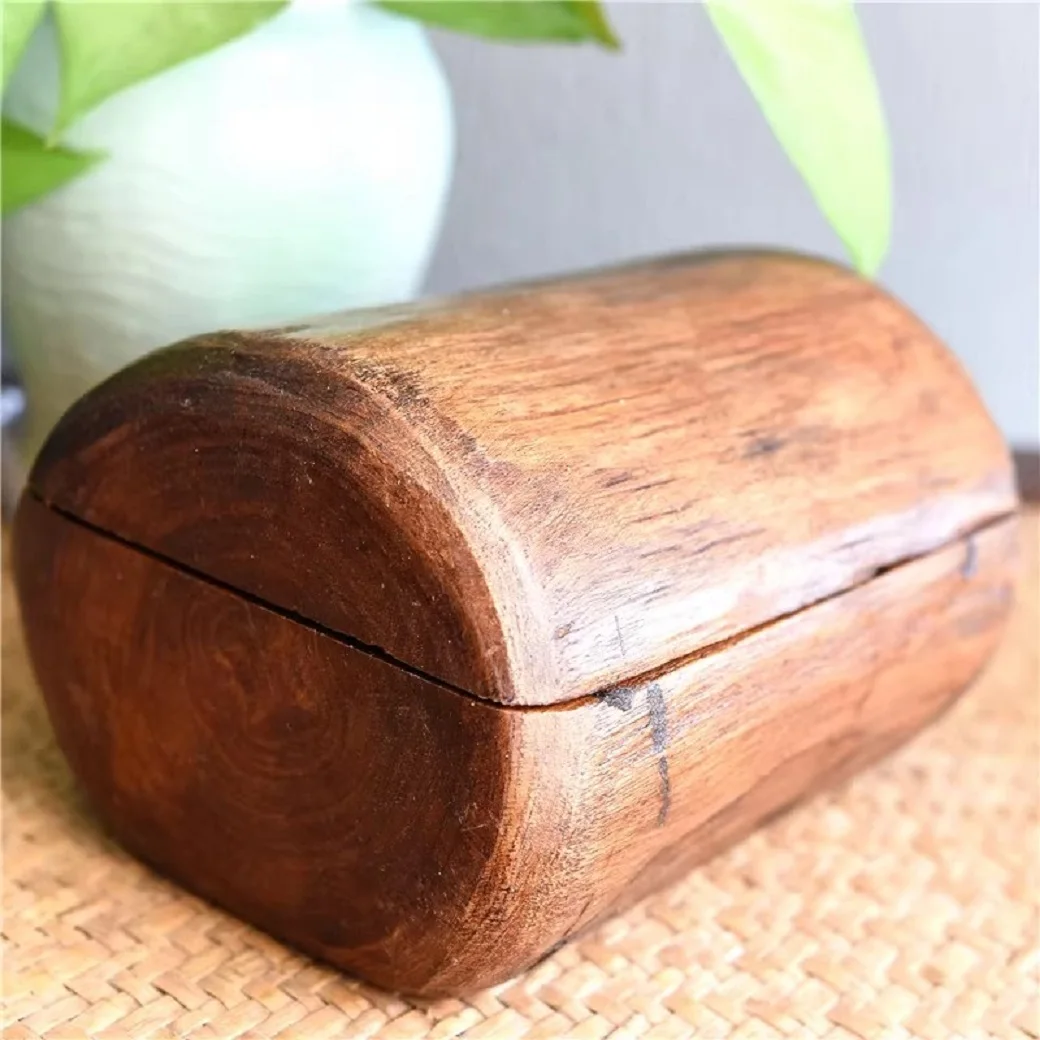 Solid wood jewelry storage box, vintage jewelry box, Southeast Asian style gift