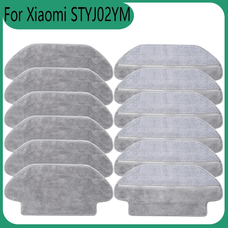 For Xiaomi Mijia Pro STYJ02YM Robot Vacuum Cleaner Parts accessories dry and wet 2 spare parts Mop Cloth Cleaning Cloth Rag Kits